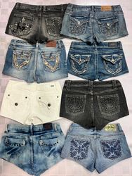 R707 Ladies Upcycled Embellished Sexy Shorts