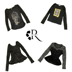 Y2K Unique Girl Printed Full Sleeve Tops RW-2406
