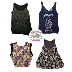 Vintage Y2K Tank & Top Bundle – 10pcs | VR336