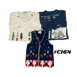 Wholesale Vintage Christmas Sweaters Bundle | 10pc..