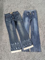 ***Tops Bordados Y2K – Mistura de Moda Detalhada d..