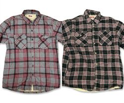 (FV-2648) Wrangler Wool Button up Shirt Winter-Col..
