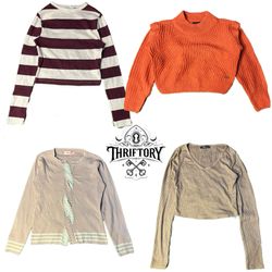 Y2K Women  Round Neck Sweaters TY-188