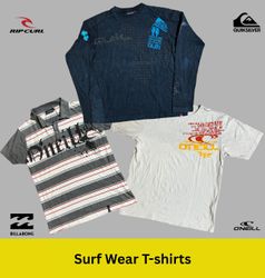 Premium Surfwear T-shirts including Rip Curl