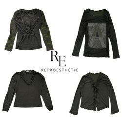 Y2K Nature Vibe Girl Full Sleeve Top RE-3760