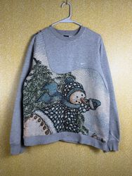 Upcycled Tapestry Branded Sweetshirt
