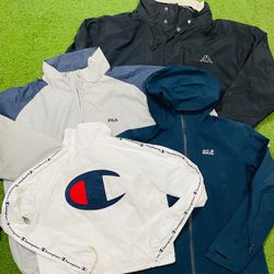 Mix branded jackets