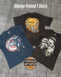 🔴 Vintage Printed T-Shirts - (23/09)