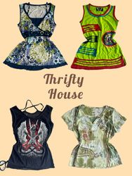 Y2K Fairycore & Boho Tops(TH/552)
