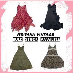 Y2K Fairy Slip Dresses Bundle - Ruffle Layered, La..
