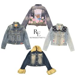 Y2K Paris Hilton Era Girl Denim Jacket RE-3614