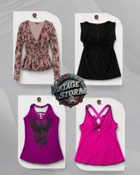 Y2K Grunge Poly Blouse