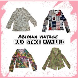 Y2K Mesh Long Sleeve Tops Bundle - Vintage Floral,..