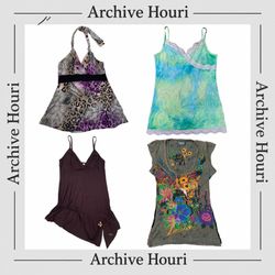 Ästhetische Boho- und Spitzen-Camisoles Editz (AH-..