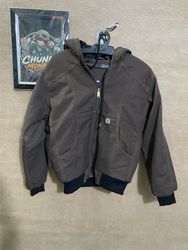 Upcycled Carhartt hooded jacket 🐒