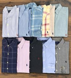 Branded Ralph Lauren Cotton Button_Up Shirts