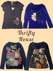 Vintage Y2K Graphic Top Collection(TH/741)