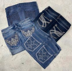 Y2K Embroidered Mini Skirts (BN1507)