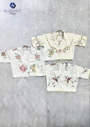 UPCYCLED Embroidere Short Sleeve Collar Shirts - E..