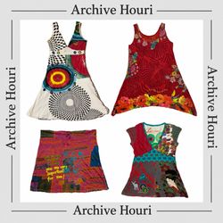 Desigual Y2K Boho Hauts à imprimés mixtes, jupe et..