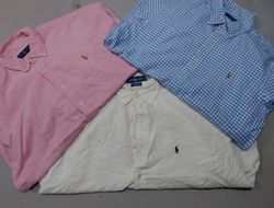 Ralph Lauren Button-Up Shirts – Grade A/B – 20 Pcs..