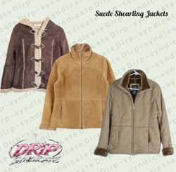 Suede Shearling Jackets