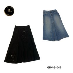 Vintage Y2K Denim Skirt – Women’s Casual (GRV-9-04..