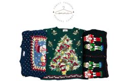 Christmas Holiday Cardigans and Sweaters