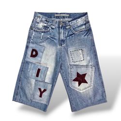UPCYCLED JORTS WITH DIY PATCH