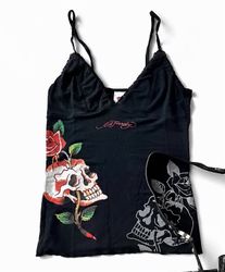 Débardeurs en dentelle noire