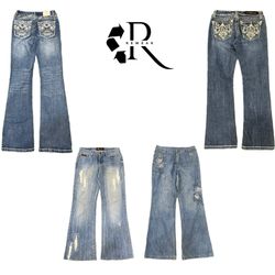 Y2K NYC IT Girl Denim Jeans RW-2318