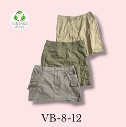 Lot de jupes vintage en coton Y2K en gros, styles ..