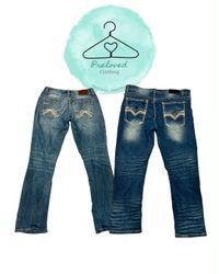 Y2K denim flared jeans 15 pcs (010826-19)