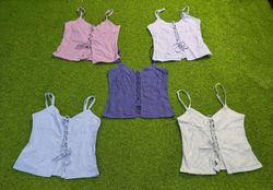 7831 - Tommy and Chaps Upcycled Cami Tops