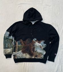 Upcycle Branded Hoodie With Tapestry (Dv-9-185)