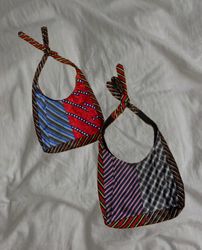 Upcycled Necktie Tote Bag
