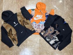 Upcycled Nike Tapestry Hoodie & Sweatshirt