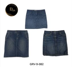 Vintage Denim Midi Skirt – Women’s Y2K Casual Blue..
