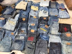 Vintage y2k flare  mix jeans bundle 64 pieces