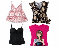 Y2K camisole and top t shirt women's