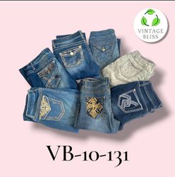 Y2k bootcut Flare embroidery Jeans (VB-10-131) 10 ..