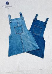 UPCYCLING Ärmelloses Denim-Minikleid - EVR0646