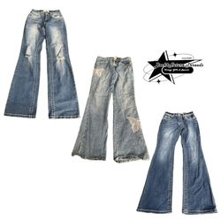 Y2K Paris, Hilton, Era, Girl, Denim, Jeans, B2F-07..