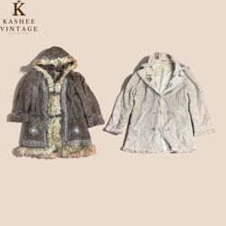 vintage boho afghan coat