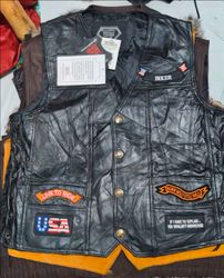 Leather vests - 30 pieces