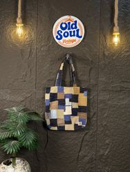 Upcycled Carhartt Patchwork Tote Bag