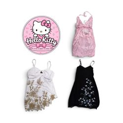 Y2K White Butterfly Print Cami Top | Vintage Flora..