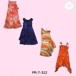 Women’s Retro Printed Polyester Dress – Y2K Everyd..