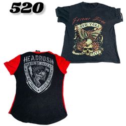 Vintage Skull Printed Baby Tees (brands) Forever 2..