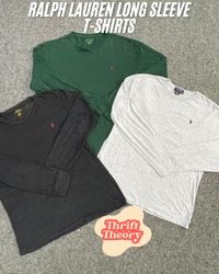 🔴 Ralph Lauren Long Sleeve T-Shirts - (19/10)